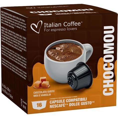 Cápsulas Dolce Gusto Chocomou Italian Coffee 16 Un