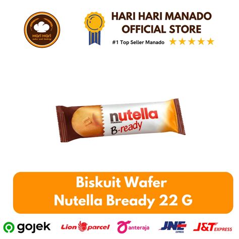 Jual Biskuit Wafer Nutella Bready 22 G Shopee Indonesia