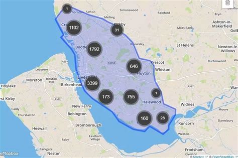 Crime Map Pinpoints Hotspots For Drugs Violence And Anti Social Behaviour Across Liverpool