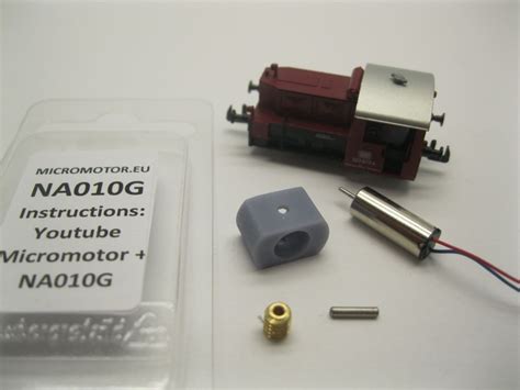 Micromotor NA010G JK Model Alt Til Modeltog I Skala N Og H0 Roco