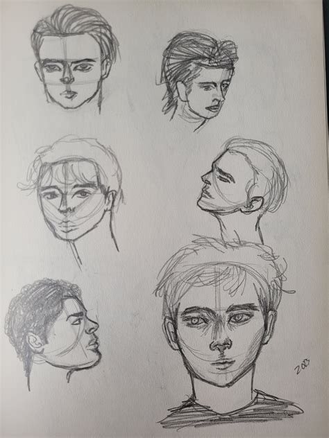 ArtStation - Sketches of faces