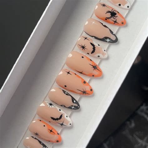 Halloween Press On Nails Etsy