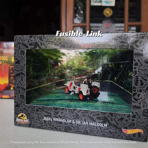 Jual RARE Jurassic Park Hot Wheels Jeep Wrangler Dr Malcolm BNIB Jakarta Barat