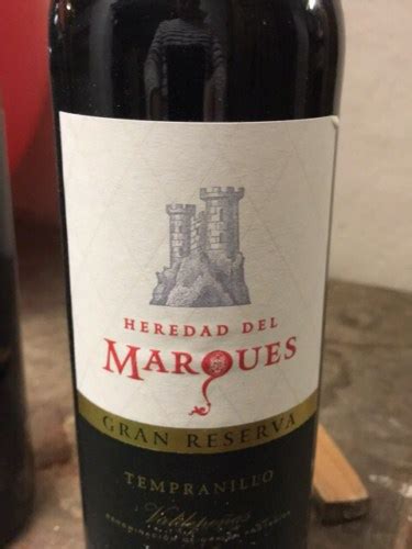 2009 Heredad Del Marques Gran Reserva Tempranillo Vivino US