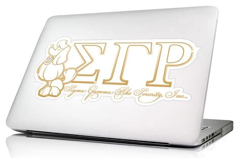 Stickers Sigma Gamma Rho Laptop Skin Wall Etsy