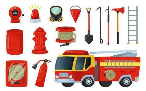 Firefighting Equipment Vector Art, Icons, and Graphics for Free Download