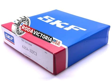 SKF 6314-2Z Deep Groove Ball Bearing, Metal Shielded 70 x 150 x 35 mm ...