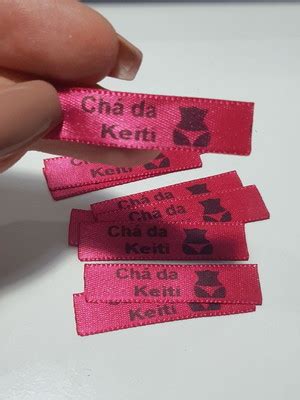Etiqueta De Cetim Personalizada Luxo X Cmcha De Lingerie Compre Produtos Personalizados No Elo