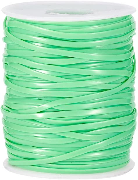 Pandahall 50 Yards Flat Lanyard String Plastic Lacing Cord 0 09 Inch 2 3mm Wide