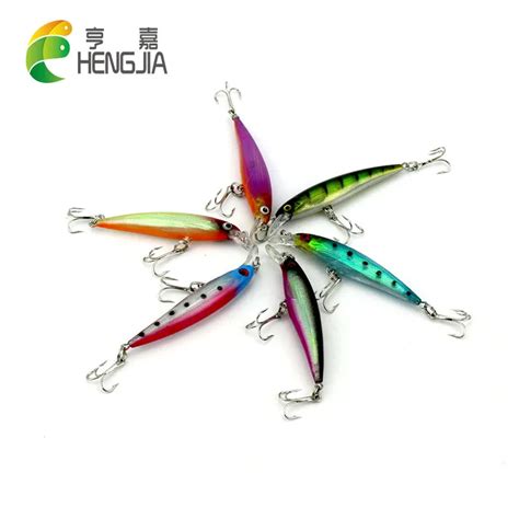 Hengjia Pcs Hard Minnow Plastic Fishing Lures Cm G Hooks Hard