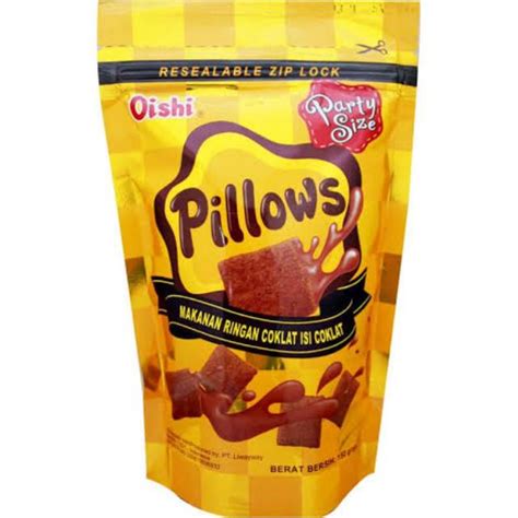 Jual Oishi Pillows Rasa Cokelat 100gram Shopee Indonesia