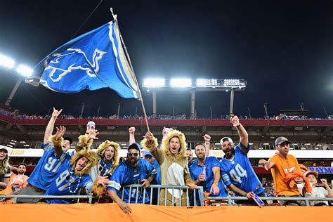 Video Watch Detroit Lions Fans Completely Take Over Tampa Bay Pride