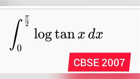 Q Evaluate The Definite Integral To Log Tanx Integral Of