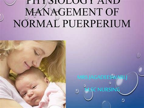 physiology  puerperium pptx