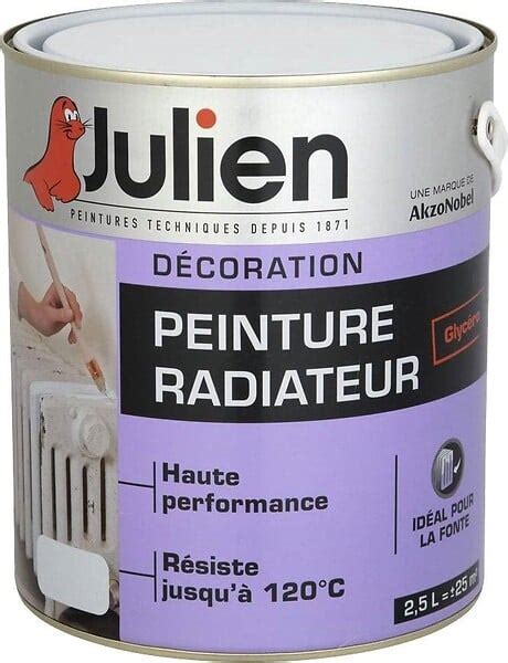 Peinture Radiateur Glycero Blanc Brillant 2 5L Bricorama