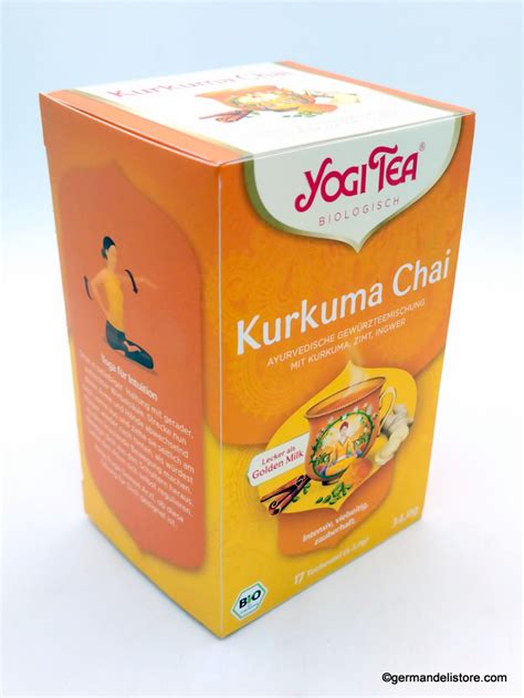 YogiTea Organic Tea Turmeric Chai GermanDeliStore