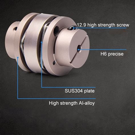 Cloweit Flexible Encoder Shaft Coupling D L D L Diaphragm Couple