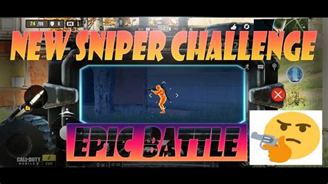 New Sniper Only Challenge Codm Br Duo Gameplay Youtube