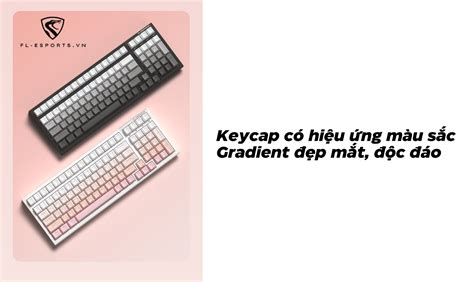 Bàn phím cơ FL-Esports FL100 CPM Black Carbon Body Gradient Ink, FLCMMK ...