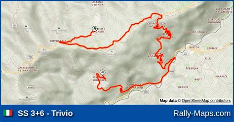 SS 3 6 Trivio Stage Map Rally Del Friuli Venezia Giulia 2022 CRZ