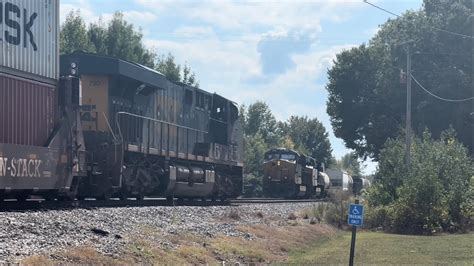 Trains And Meets On The CSX Memphis Subdivision 9 17 22 YouTube