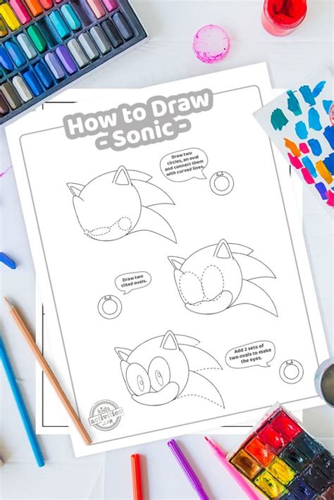 Family and Parenting: How To Draw Sonic The Hedgehog