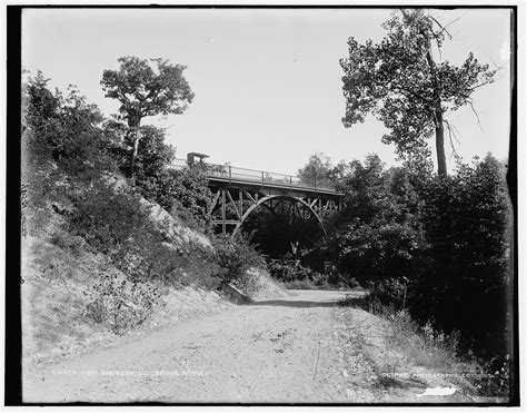 Fort Sheridan Ill Ravine Bridge Digital File From Original