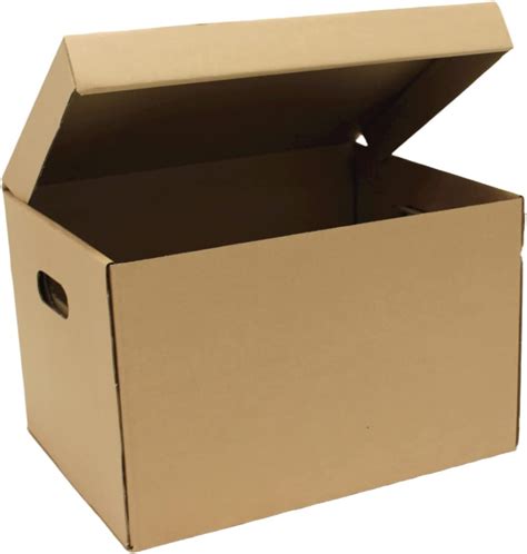 Sunrise Packaging 10 X Strong A4 Archive Cardboard Storage Filing Boxes