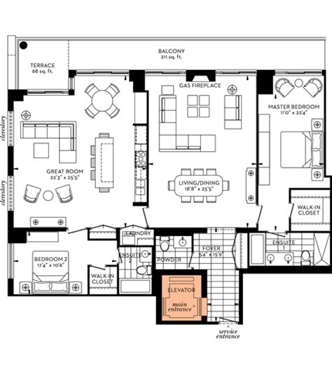 Condo Floor Plans 2 Bedroom | Review Home Co