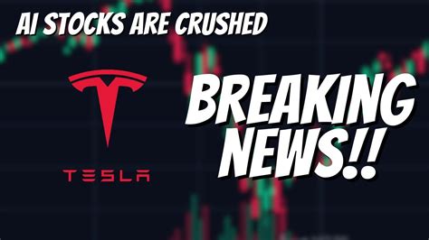 This Is Bad Ai Stocks Get Smashed Tesla Stock Crash Youtube