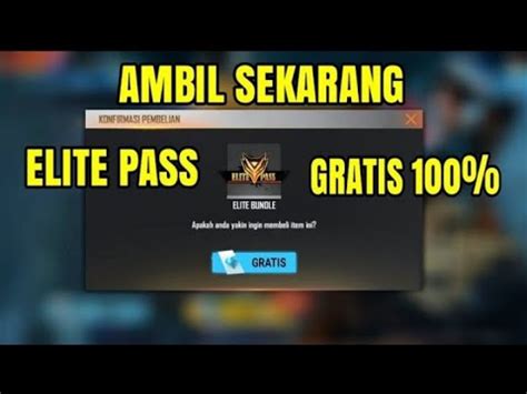 Buruan Ambil Kode Redeem Free Fire Terbaru Berhadiah Elite Pass Youtube