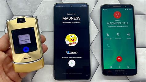 Incoming Call Motorola Razor Gold And XIAOMI Redmi Note 8T Dual