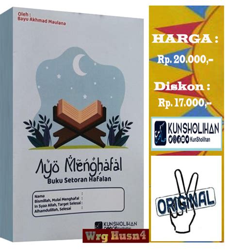 Buku Ayo Menghafal Buku Setoran Hafalan Membantu Hafal Juz Lazada