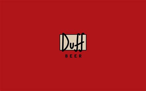 Duff Beer Logo The Simpsons P Wallpaper Hdwallpaper Desktop