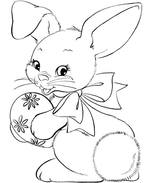 Cute Baby Bunny Coloring Pages At Getcolorings Free Printable