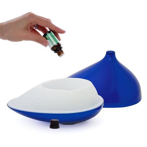 Blue Ultrasonic Essential Oil Diffuser Oil Oz Kit Gurunanda