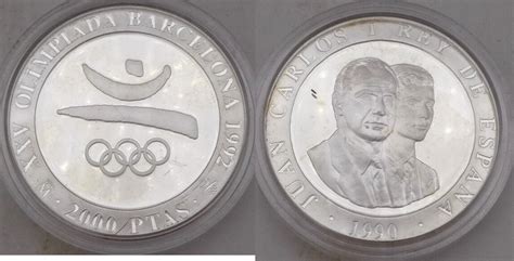 Spanien Pesetas Xxv Olympische Spiele Barcelona Juan