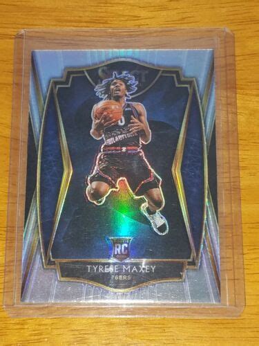 Panini Select Tyrese Maxey Rookie Silver Prizm Premier Level