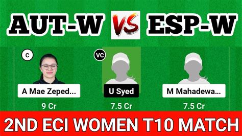 Aut W Vs Esp W Dream Prediction Esp W Vs Aut W Dream Austria