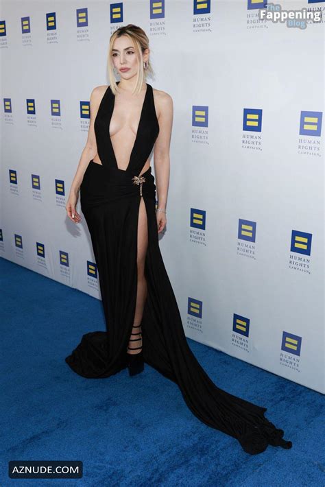 Ava Max Sexy Flashes Her Hot Tits At The Human Rights Campaign Los Angeles Dinner Aznude