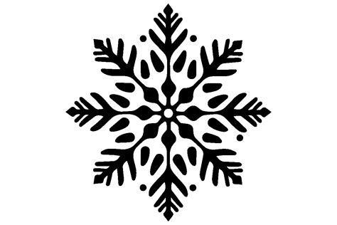 Snowflake Svg Graphic by The-Printable · Creative Fabrica