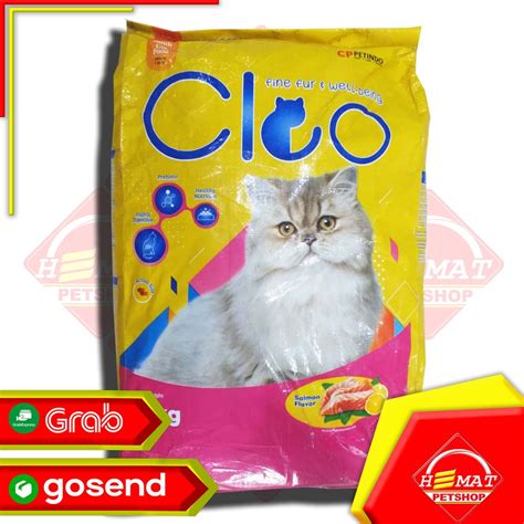 Jual GOSEND Makanan Kucing Dewasa Cleo Salmon 7kg Dry Food Cleo