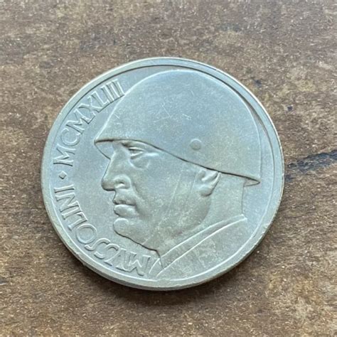 Lire Benito Mussolini Italien Italy M Nze Coin Eur