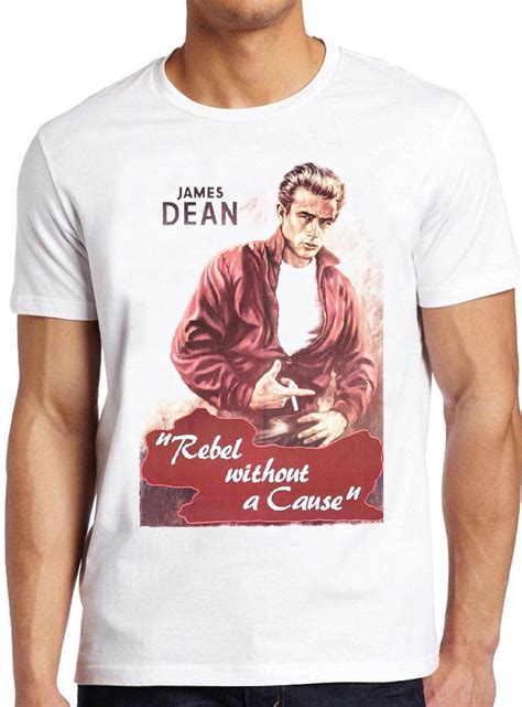 James Dean Rebel Without A Cause T Shirt B1295 Retro Cool Top Etsy Uk