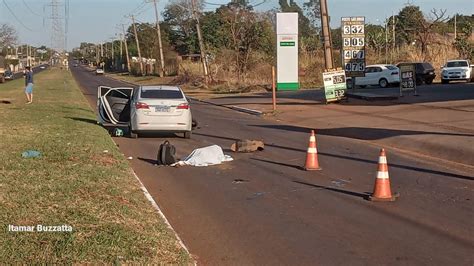 C Mera Flagrou Motociclista Sendo Arremessado Em Acidente Na Guaicurus