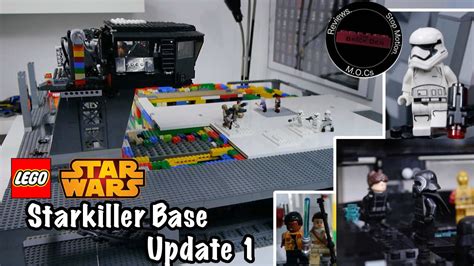 Custom Lego Starkiller Base Update 1 Lego Force Awakens Moc Youtube