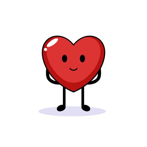 cute heart emoji 4649058 Vector Art at Vecteezy