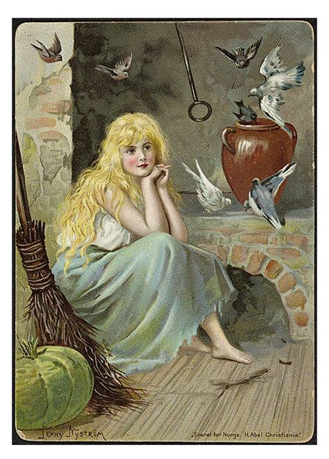 Золушка 1890 года шведской художницы Джени Нистрем. | Cenerentola, Idee ...
