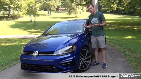 Review Volkswagen Golf R Apr Stage Youtube