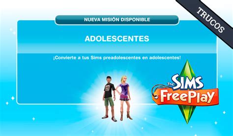 Los Sims Free Play Guia Misión Adolescentes